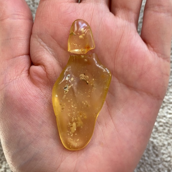 Amber Crystal with Insect - Picture 4 of 6